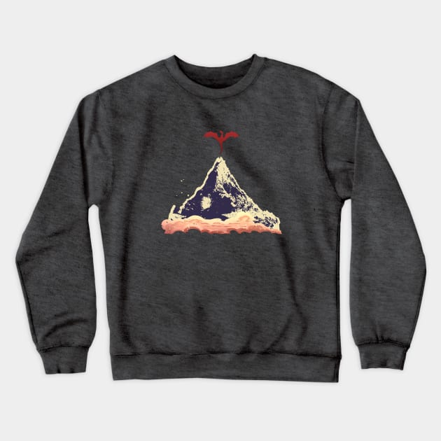 The Lonely Mountain Crewneck Sweatshirt by tfernandesart